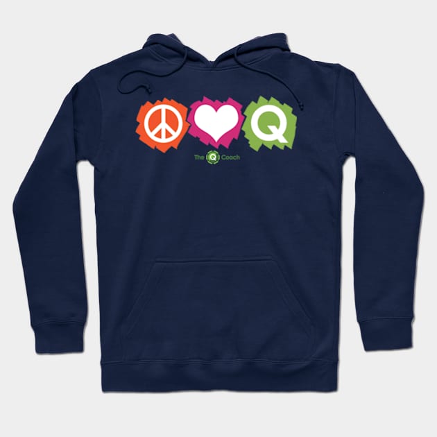 Peace-Love-Q Hoodie by The Q Coach